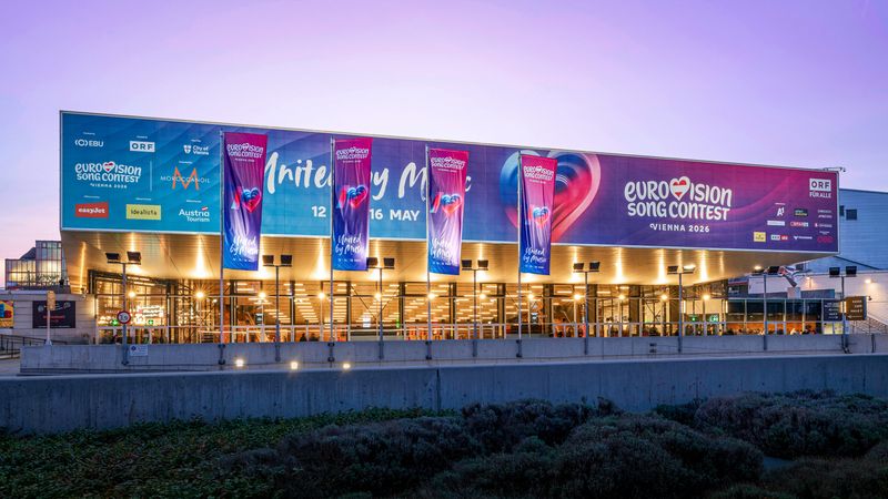 The Vienna Stadthalle, venue of the 70th Eurovision Song Contest